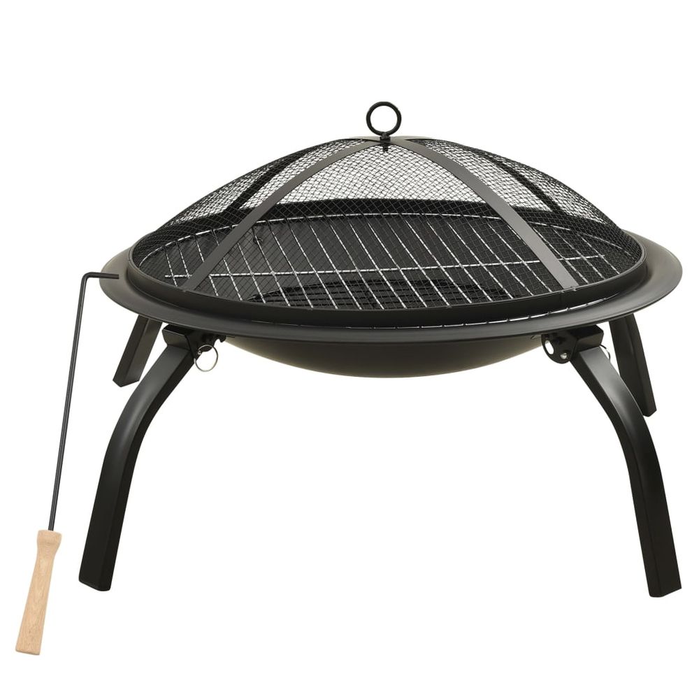 2-in-1 Fire Pit and BBQ