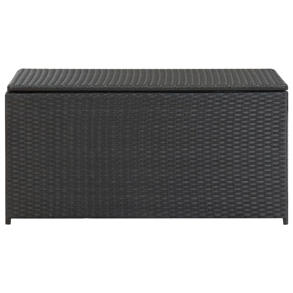 Garden Storage Box Poly Rattan