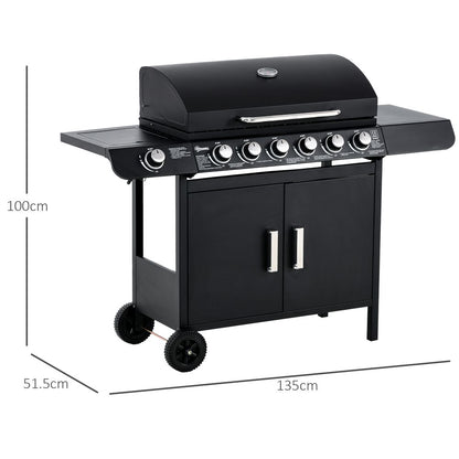 6+1 Burner Gas BBQ