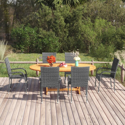 Dining Set Poly Rattan