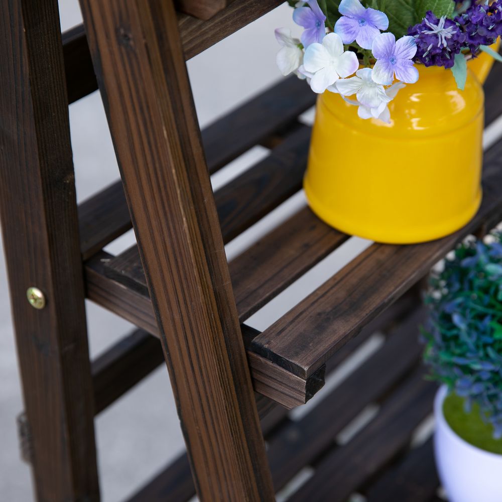 Wooden Plant Shelf