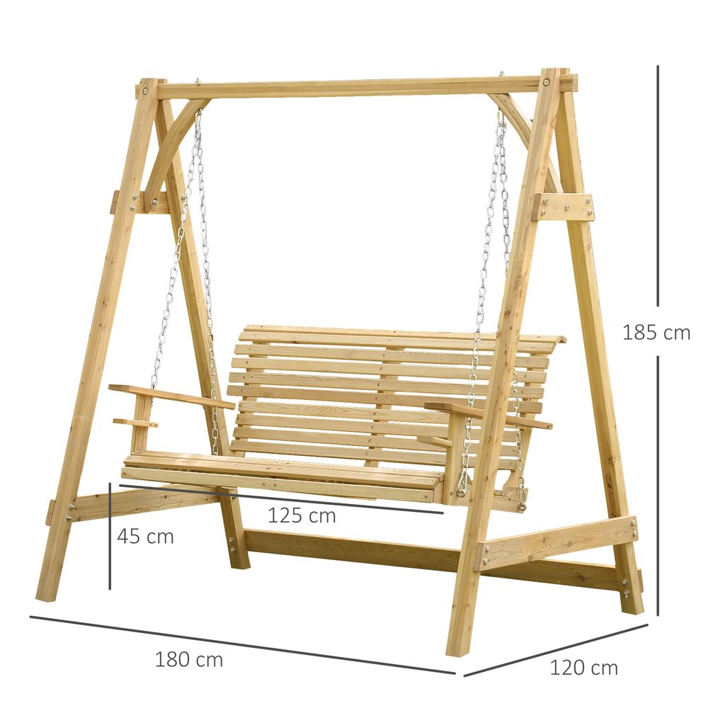 Wood Swing Chair