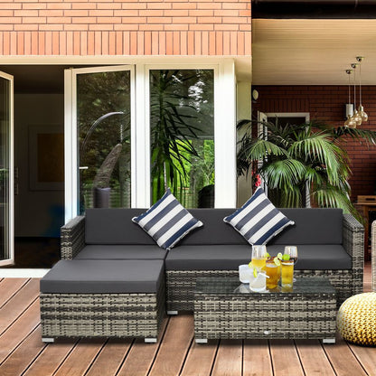 Rattan Sofa Set