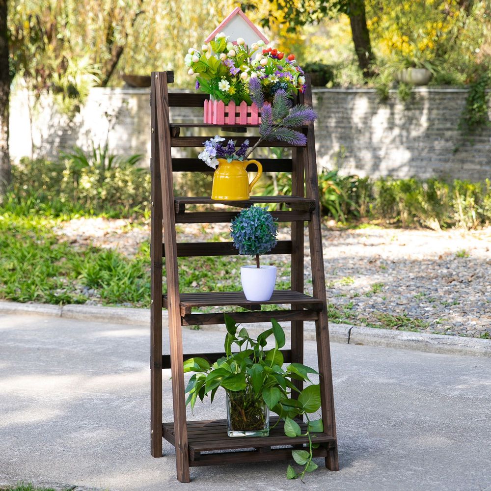 Wooden Plant Shelf