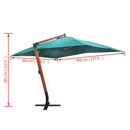 Parasol Melia with Wooden Pole