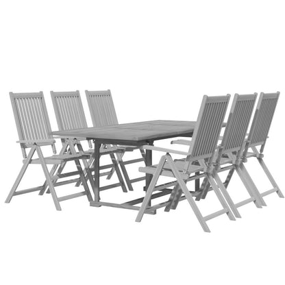 Garden Dining Set Solid Wood Acacia