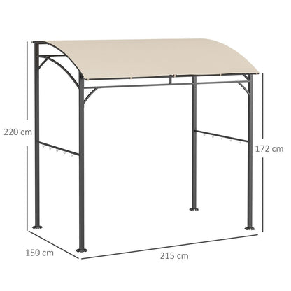 BBQ Gazebo with Canopy and 10 Hooks