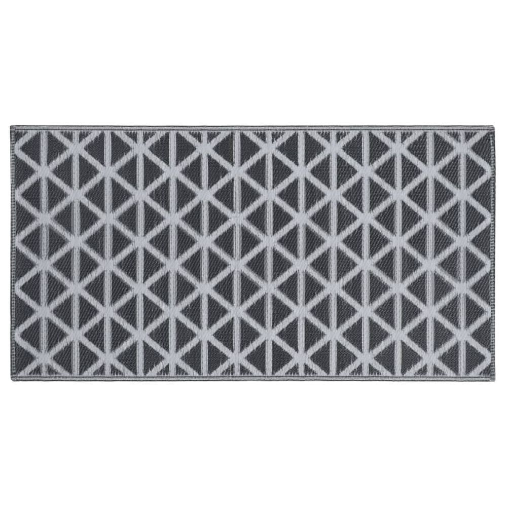 Outdoor Rug Black 80x150 cm to 190 x 290 cm PP