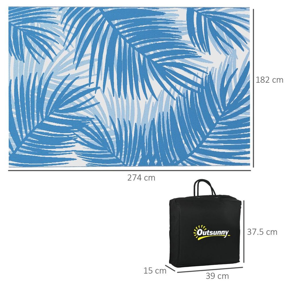 Reversible Waterproof Rug with Carry Bag