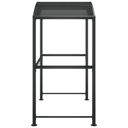 BBQ Gazebo with Side Shelves Anthracite