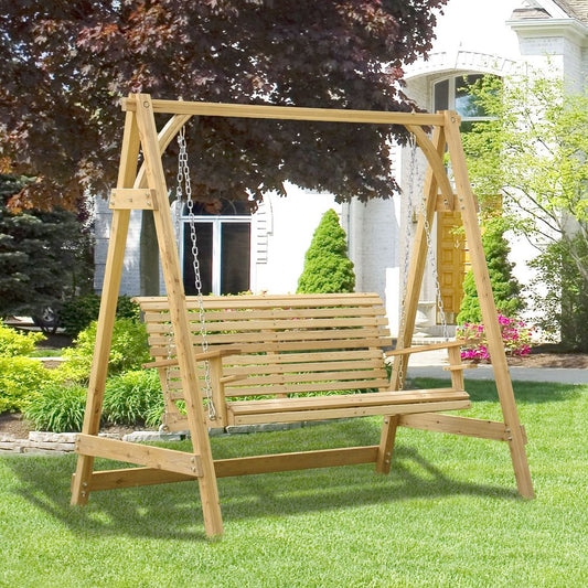 Wood Swing Chair