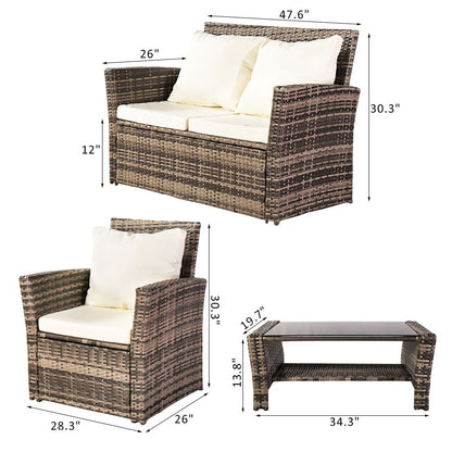 Rattan Sofa Combination