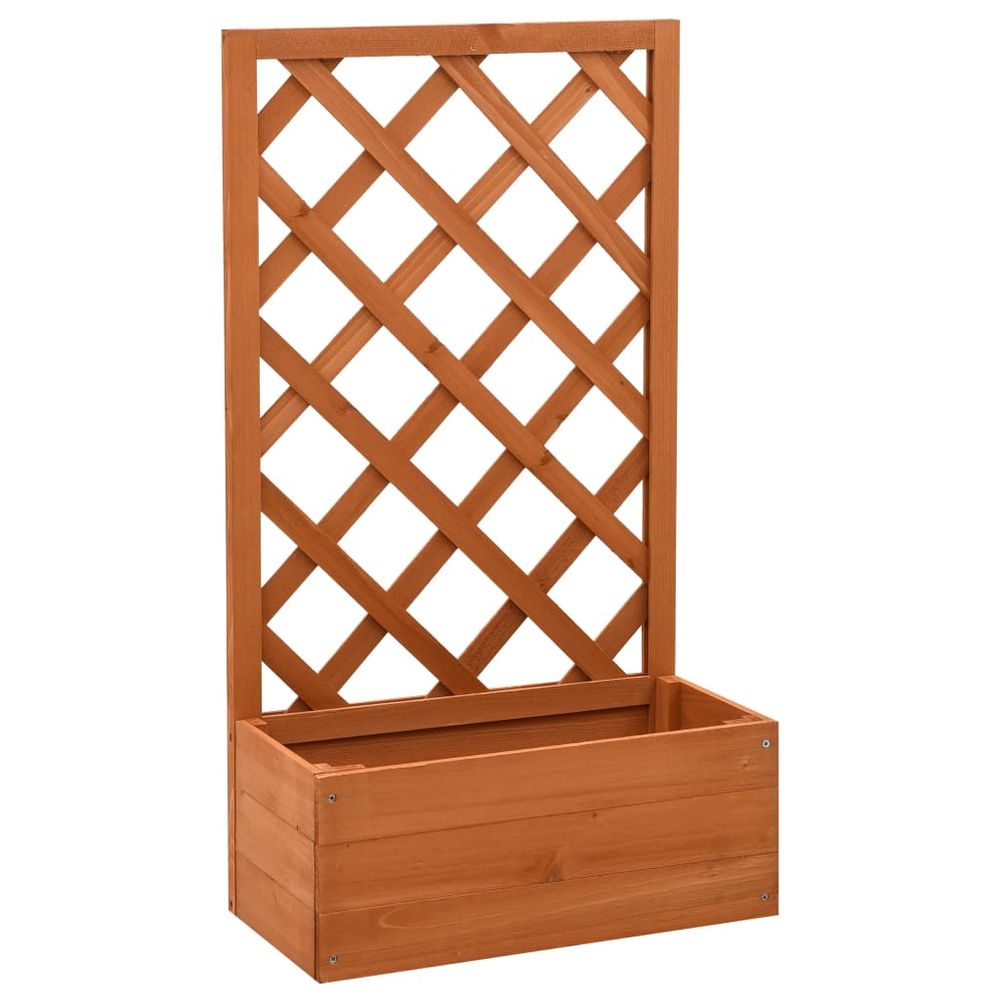 Garden Trellis Planter Orange