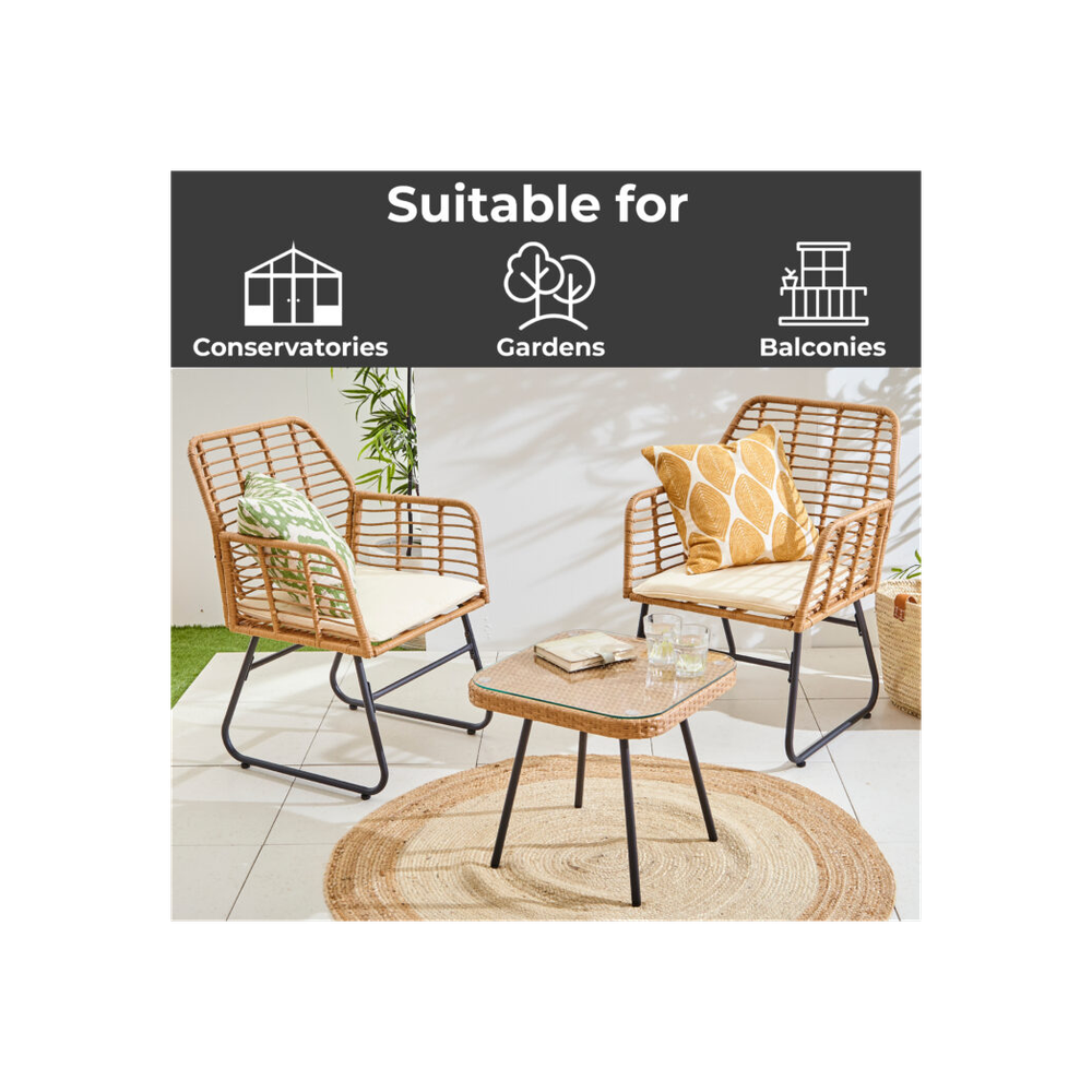 Garden Table & Chairs Bistro Set