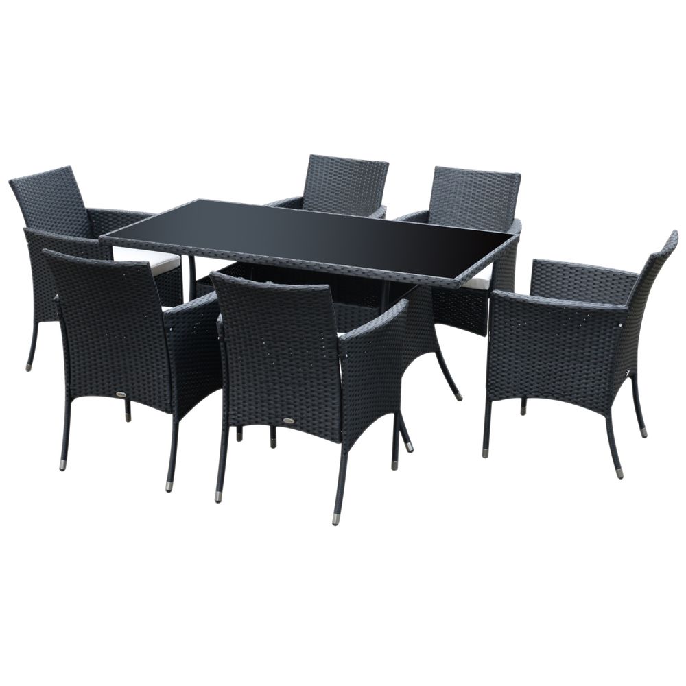 Garden Dining Set 6-seater