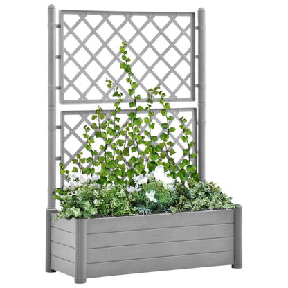 Garden Planter with Trellis