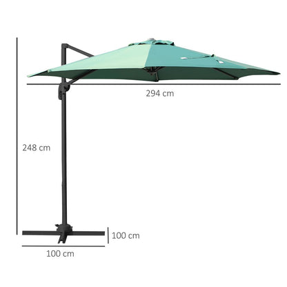 Cantilever Roma Parasol 360