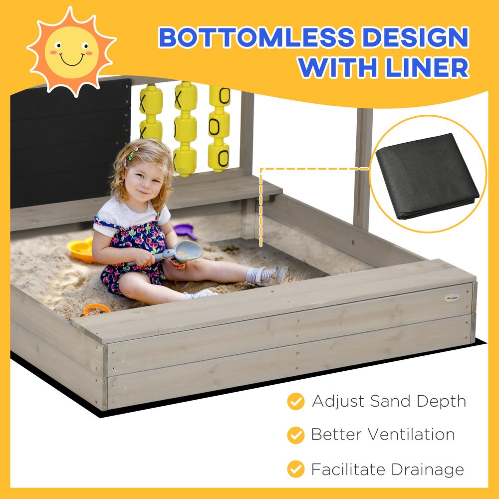 Kids Wooden Sandpit