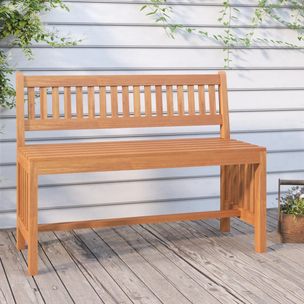 Garden Bench Solid Wood Eucalyptus