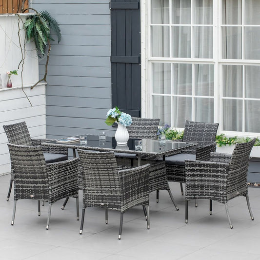 Garden Dining Set 6-seater