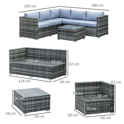 Rattan Sofa Set