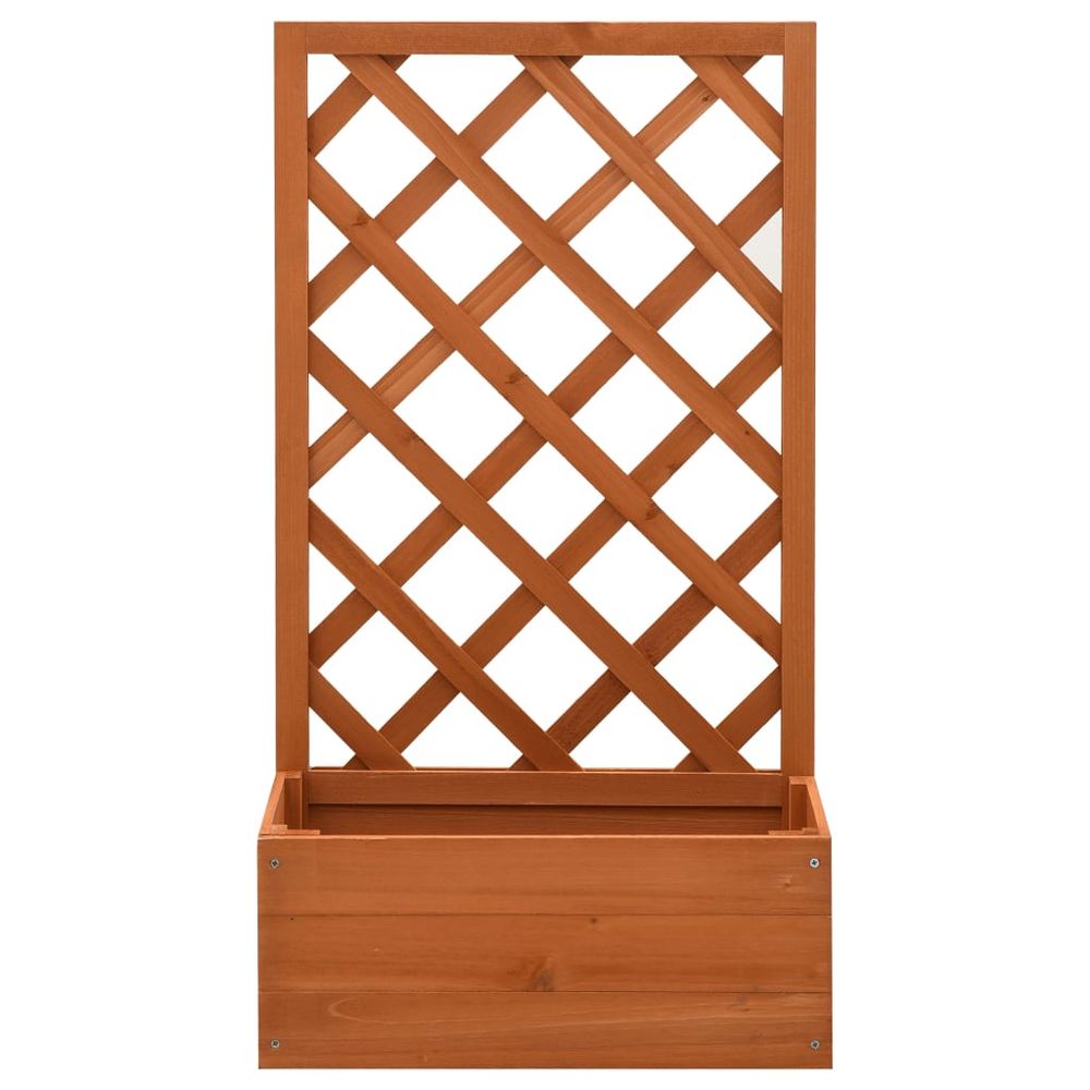 Garden Trellis Planter Orange