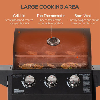 3 Burner Gas BBQ