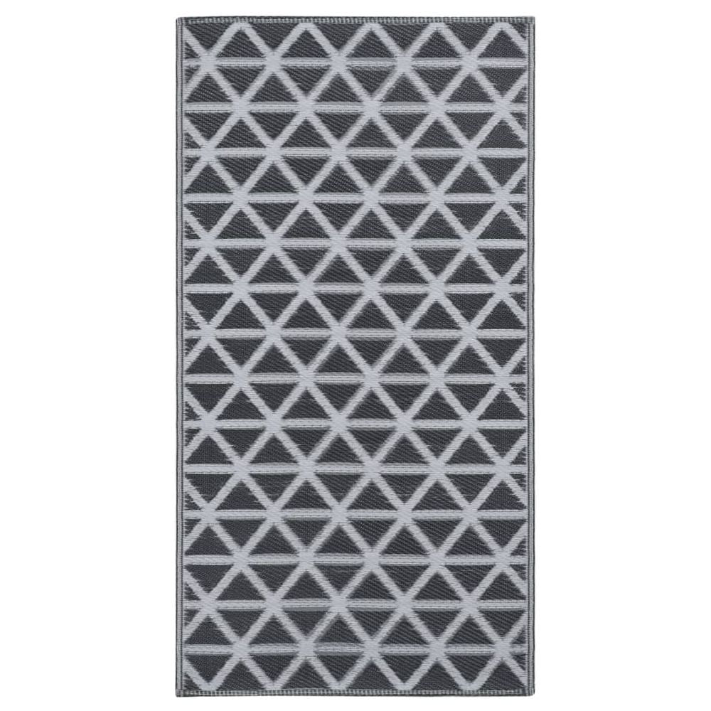 Outdoor Rug Black 80x150 cm to 190 x 290 cm PP