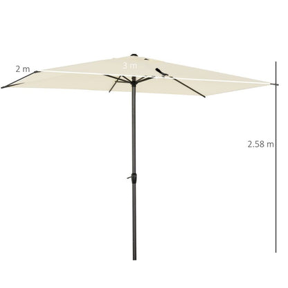 Aluminium Garden Parasol