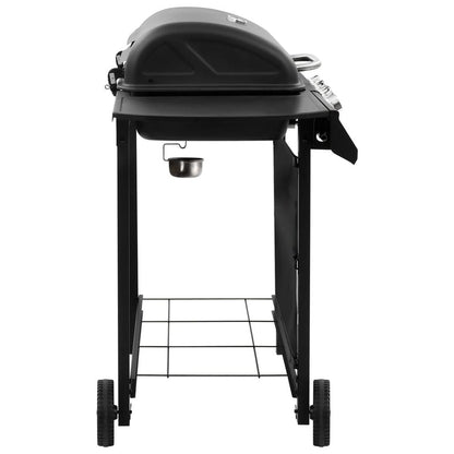 Gas BBQ with 4 Burners Black