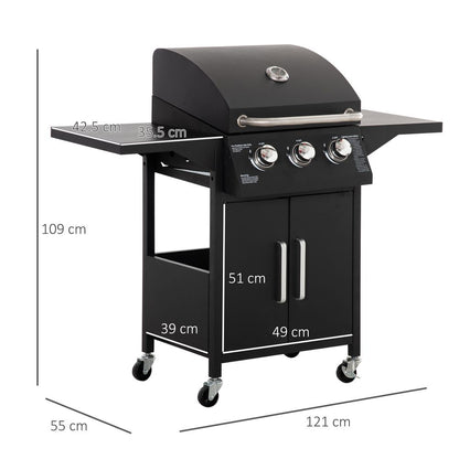 3 Burner Gas BBQ