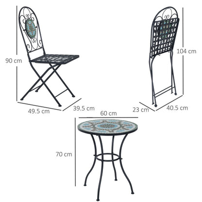 Bistro Set Dining Folding Chairs