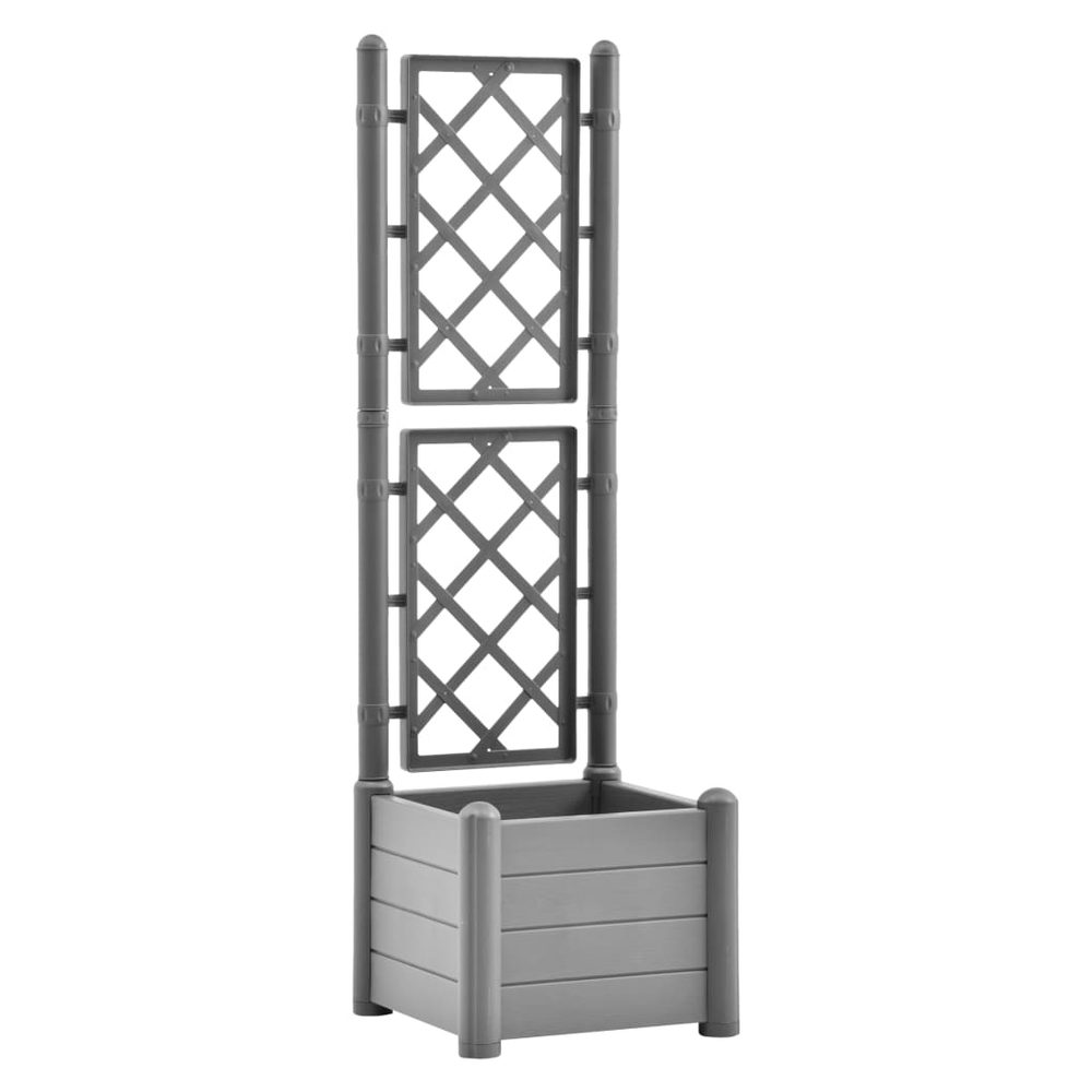 Garden Planter with Trellis