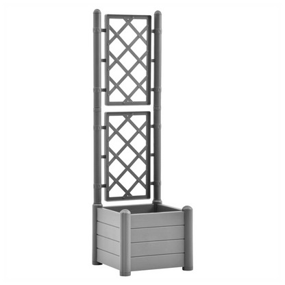 Garden Planter with Trellis