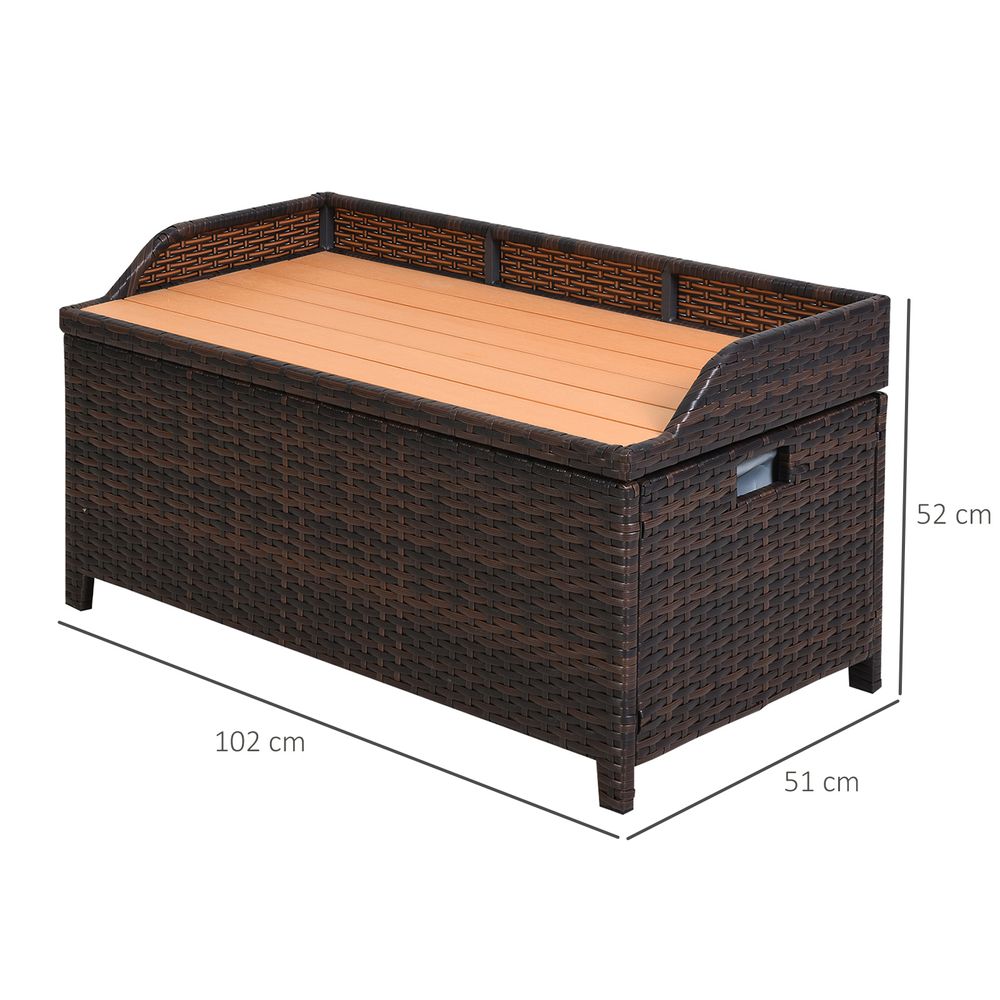 Rattan Garden Storage