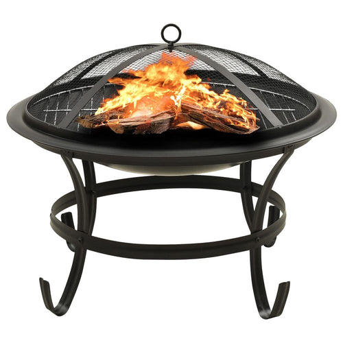 2-in-1 Fire Pit and BBQ