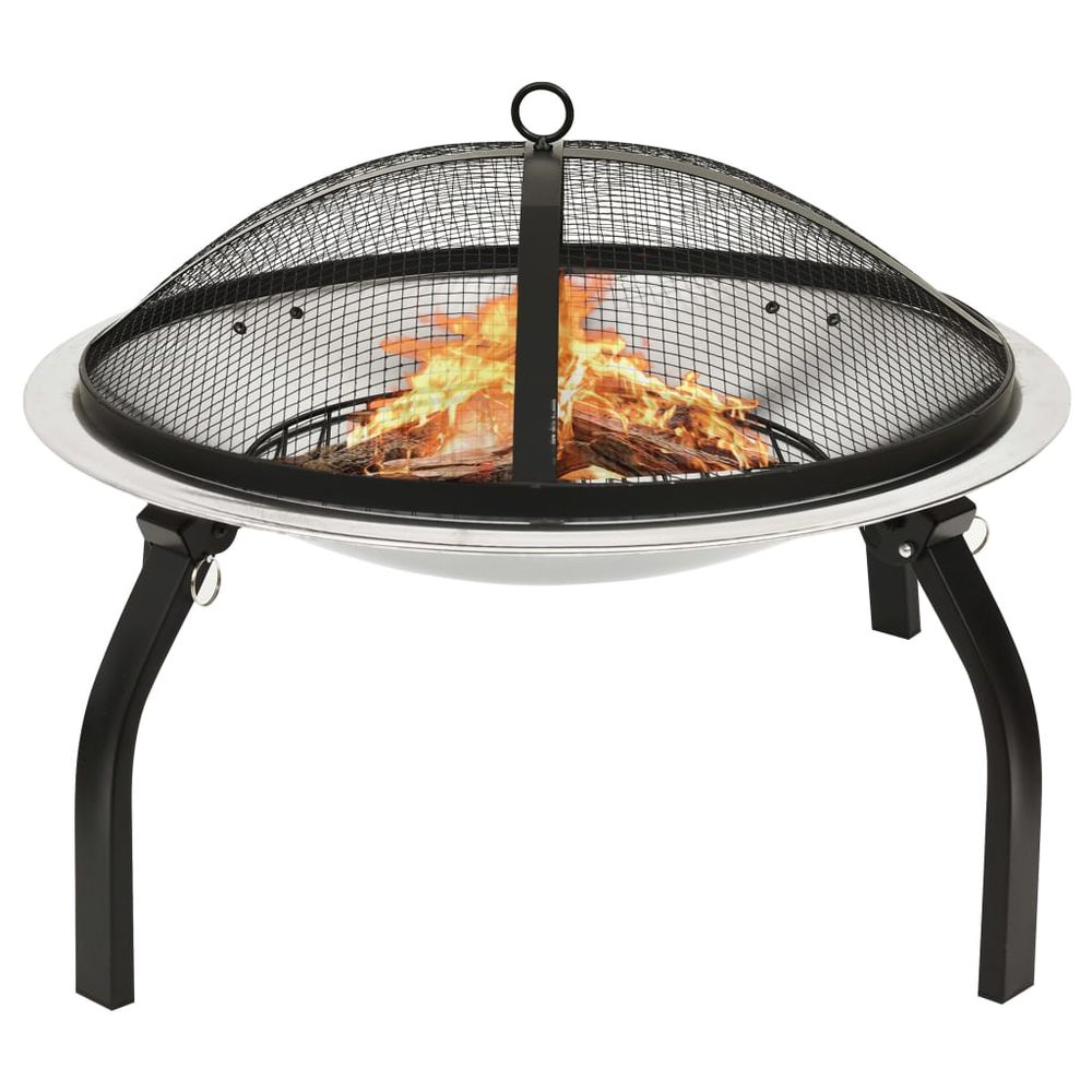 2-in-1 Fire Pit and BBQ