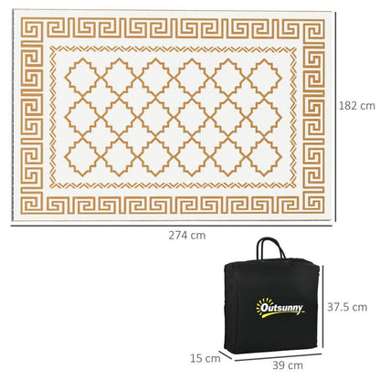 Reversible Waterproof Rug with Carry Bag