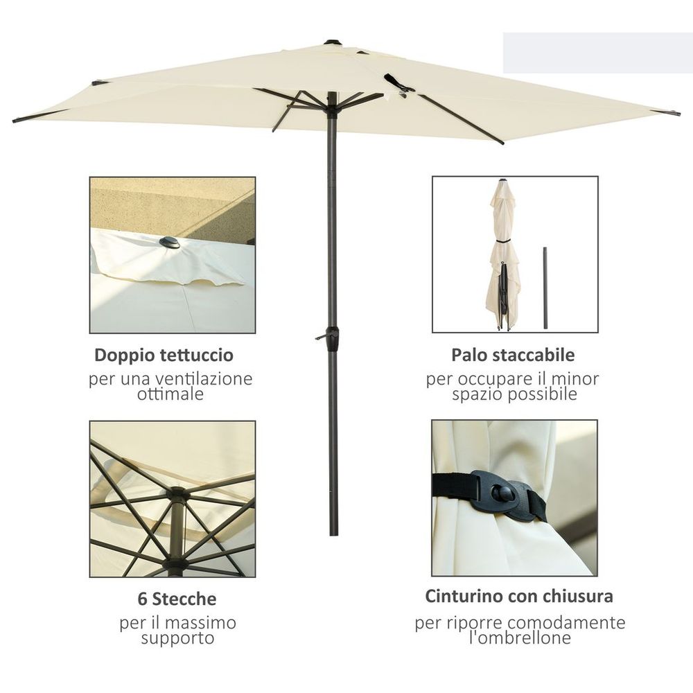 Aluminium Garden Parasol