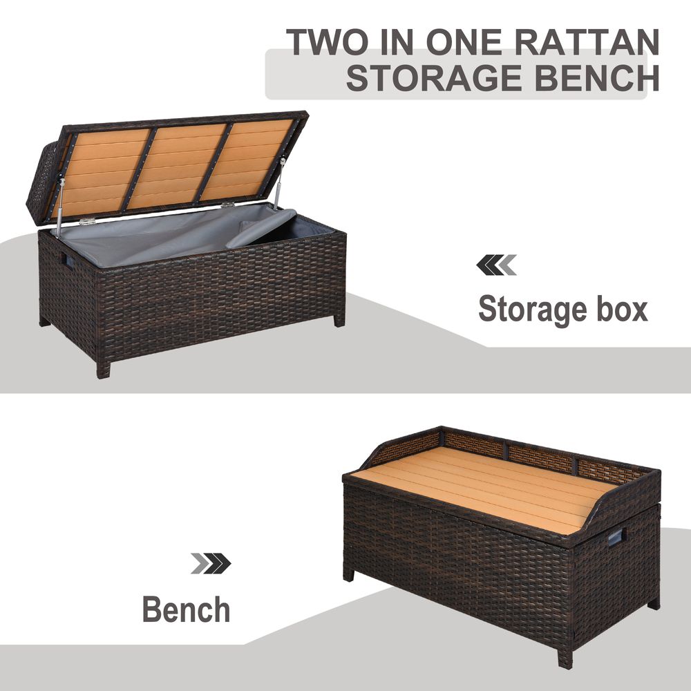 Rattan Garden Storage