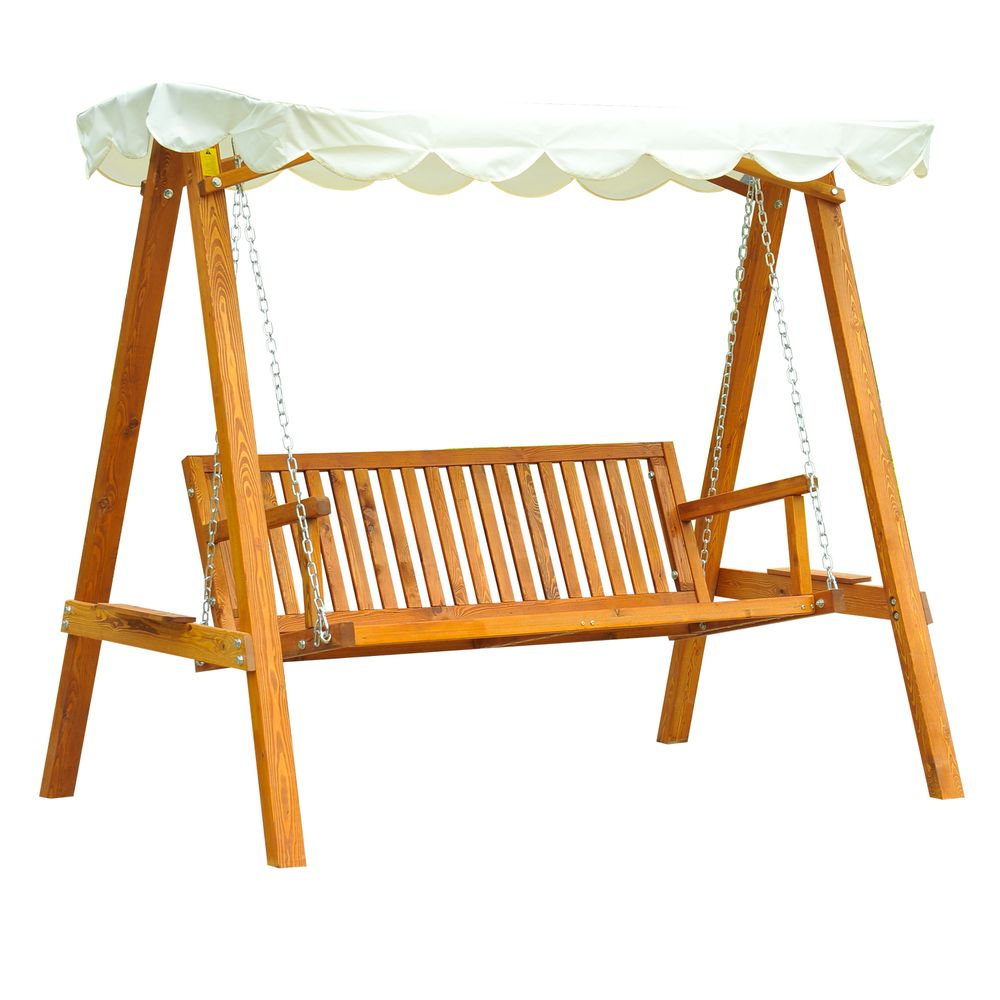 Wooden Garden Swing Chair