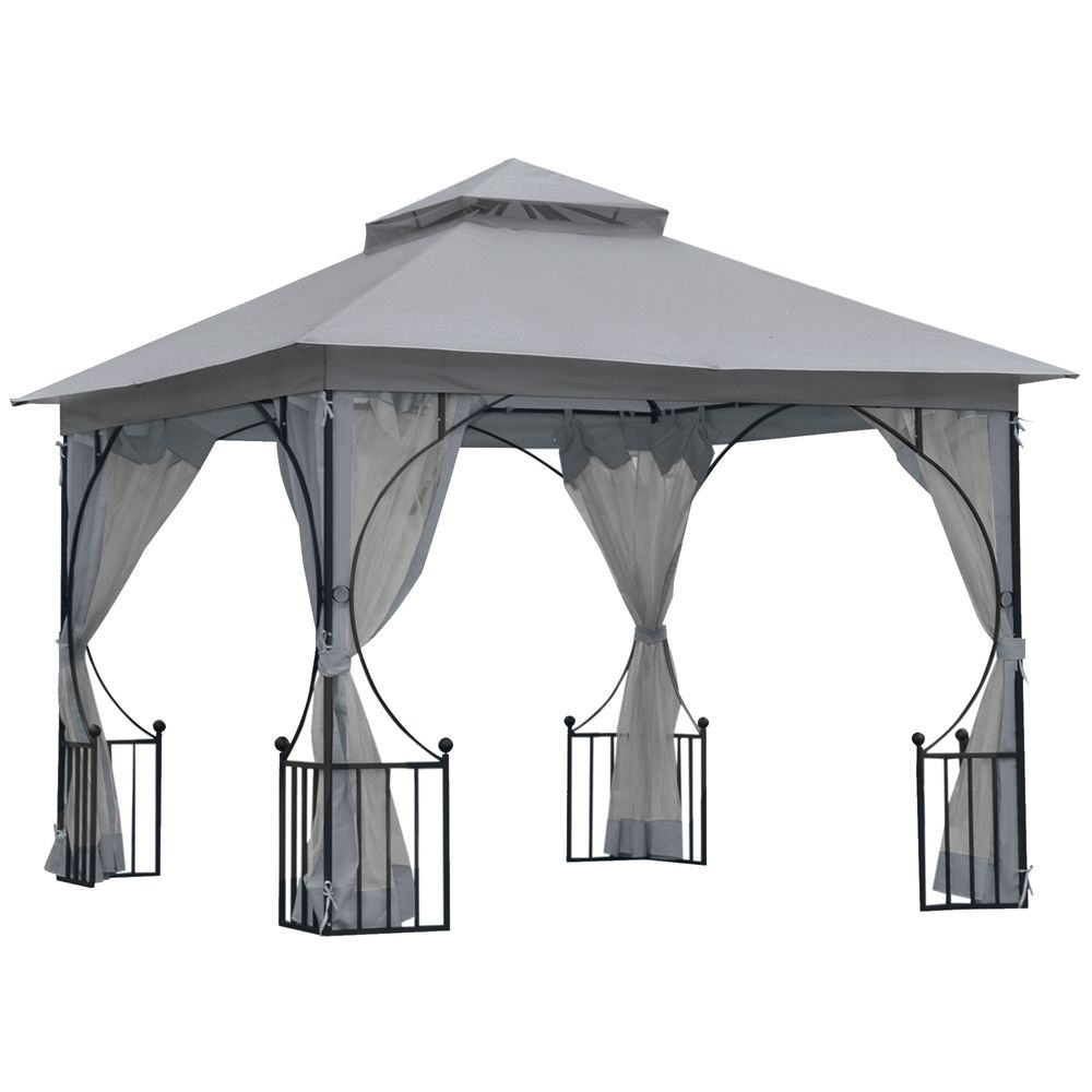 Gazebo Tent -Light Grey