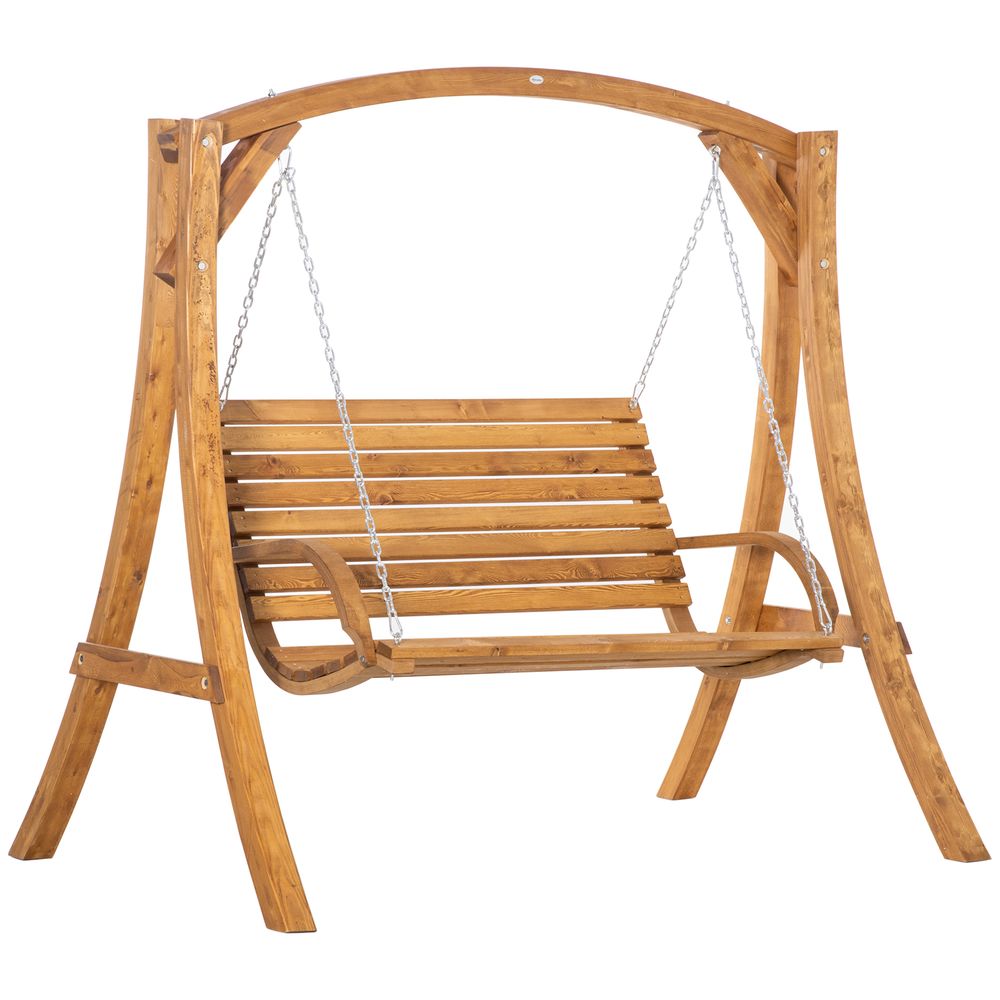 Garden Wooden Swing Bench