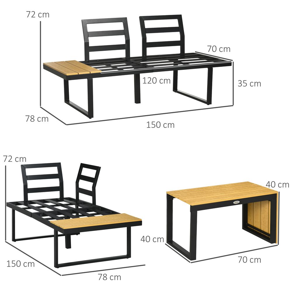 Patio Furniture Set w/ Cushions