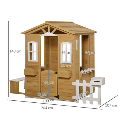 Wooden Garden Playhouse