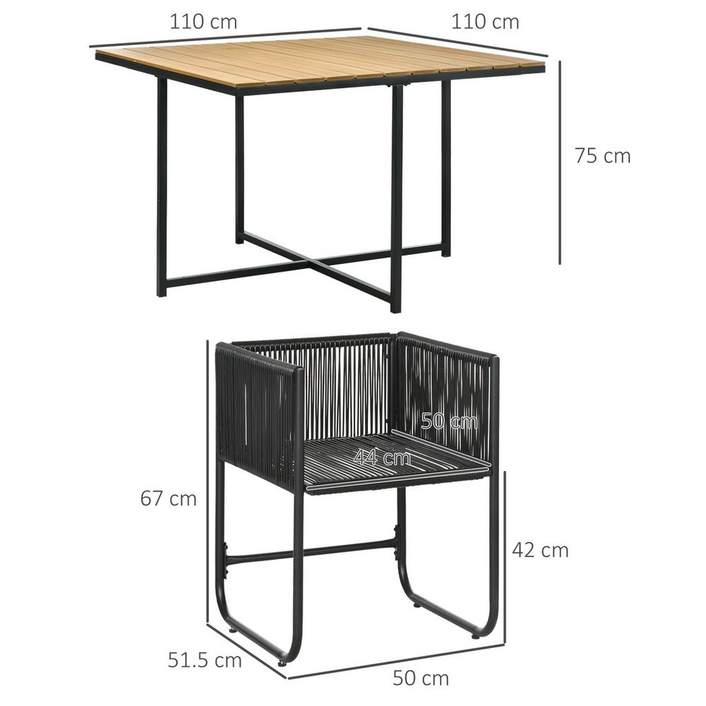 Rattan Cube Dining Sets