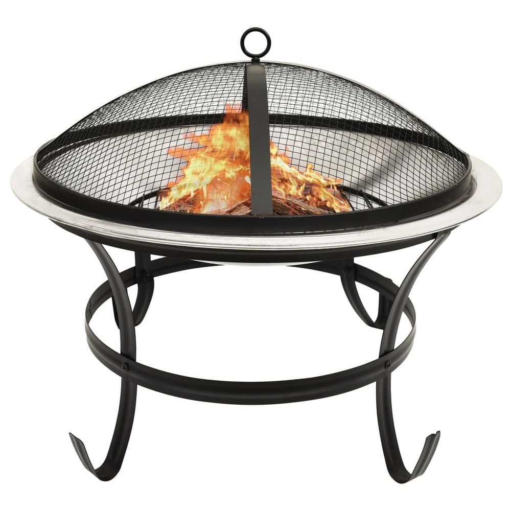 2-in-1 Fire Pit and BBQ