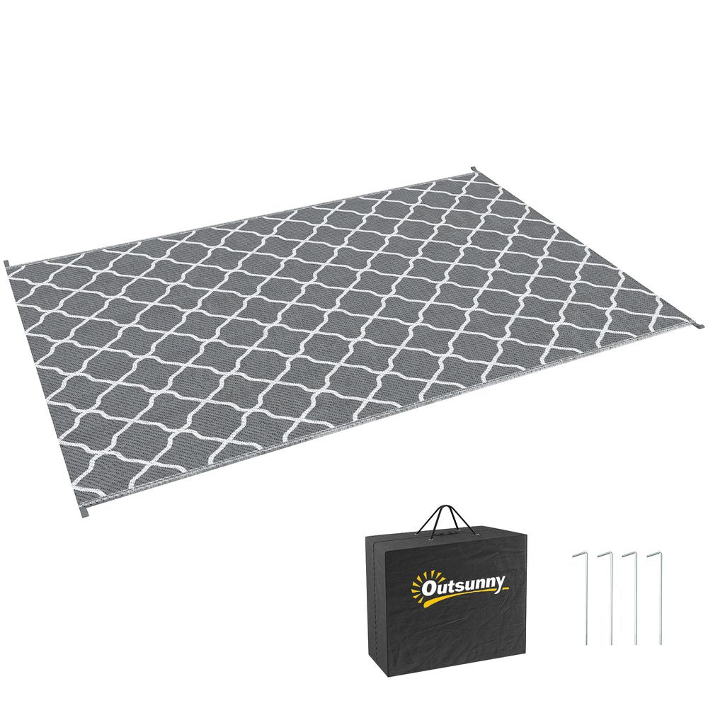 Reversible Outdoor Rug With Carry Bag