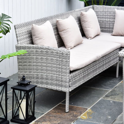 Rattan Dining Lounge Set