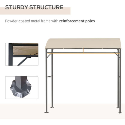 BBQ Gazebo with Canopy and 10 Hooks